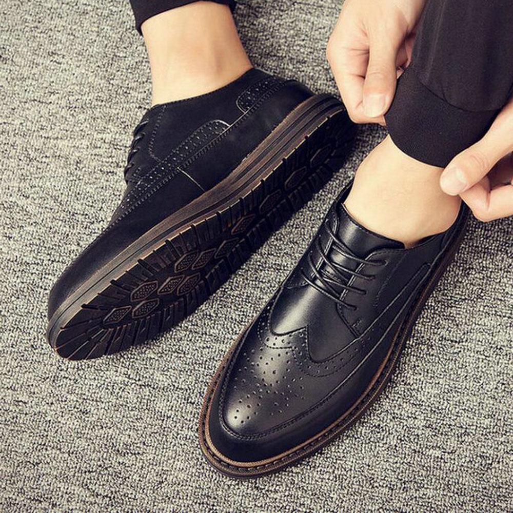 Fashion Autumn New Bullock Men Classic Business Formal Shoes Men Oxford Shoes Men Dress Shoes 2025 tyu67