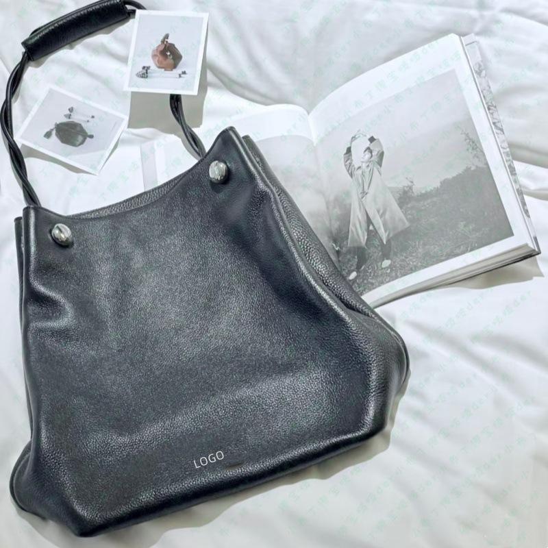 

Сумка через плечо Большая вместимость сумка для поездок сумка-ведро Модные универсальные мужские и женские сумки чёрный