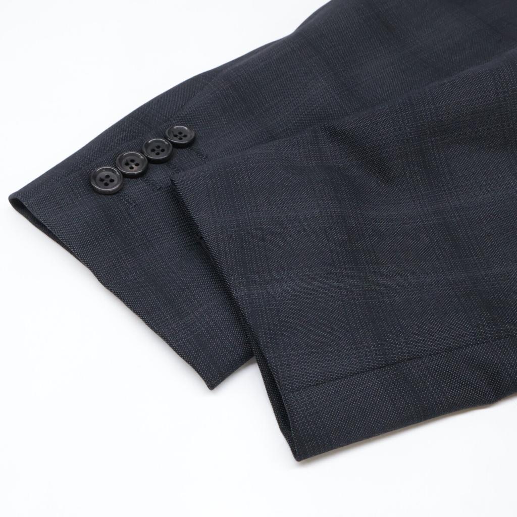 COMMEdesGARCONS HOMME DEUX DD-P002 Gray Wool Check Dotted Lining Suit suit setup M grayUsed