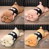 Suspenders Clothes Wear Dog Plush Toy Cartoon Stuffed Doll Decoration Kids Gift