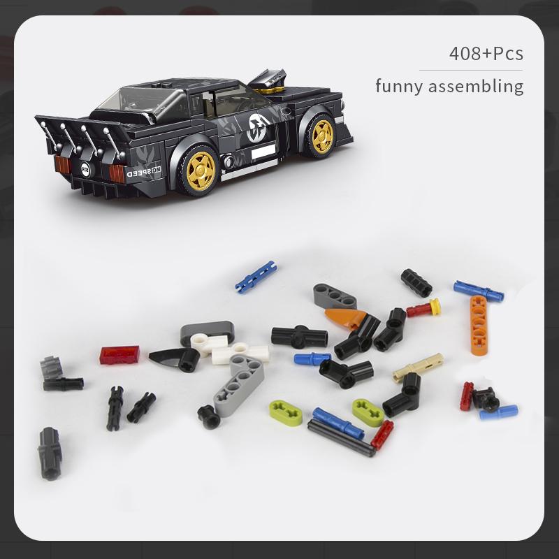 MOULD KING 27024 Techniczne klocki do budowy samochodów sportowych Superszybki model samochodu z pudełkiem ekspozycyjnym Zabawki konstrukcyjne dla chłopców Prezenty