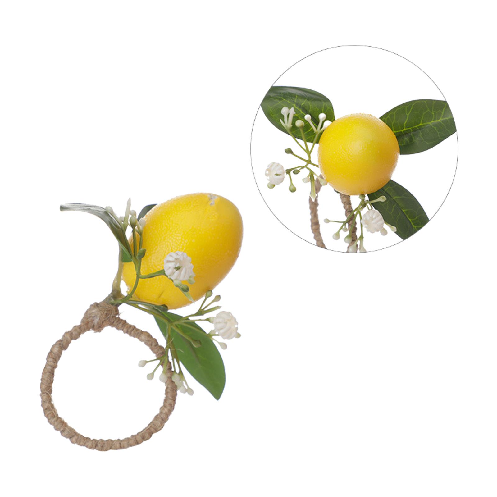 

Кольцо для салфеток в виде лимона, держатель для салфеток, мебель, украшение для стола в ресторане