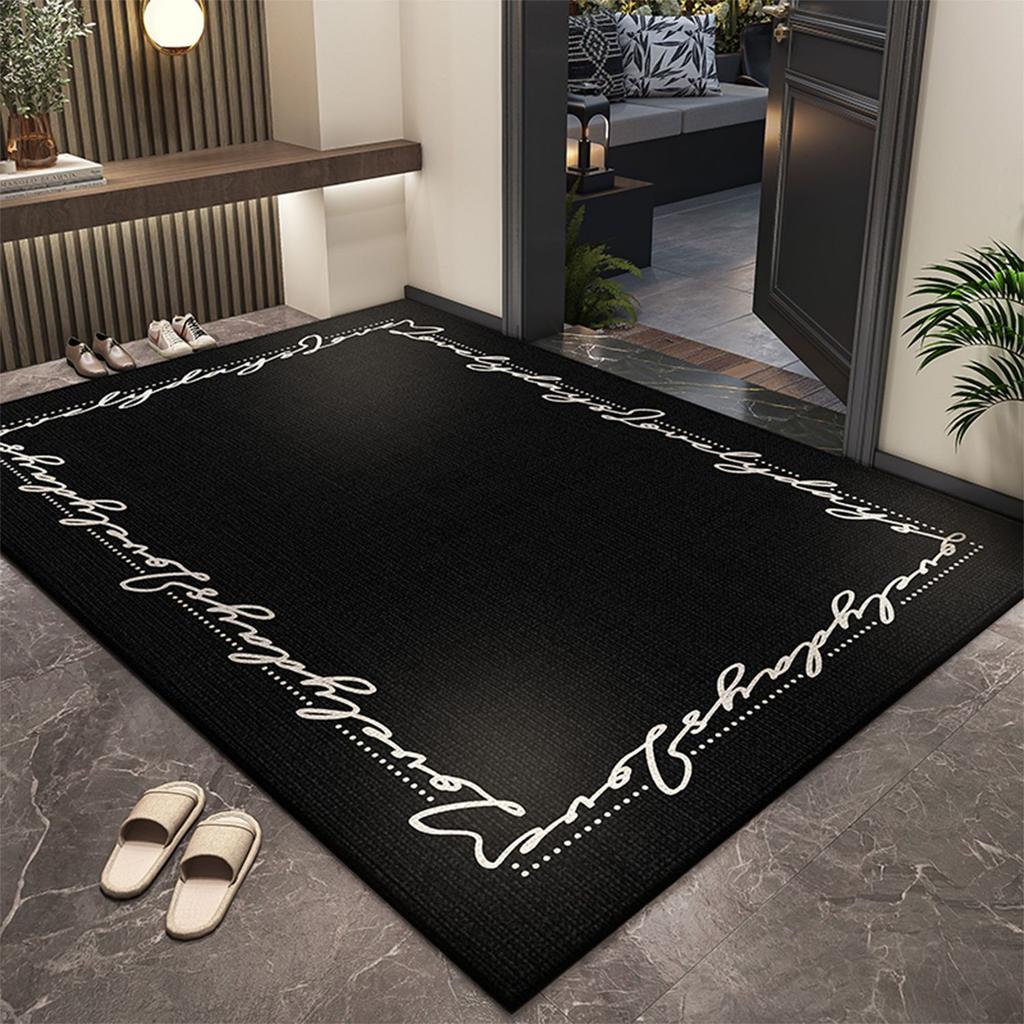 Simple entry door floor mat, entrance door foot mat, advanced gate carpet dust removal and soil door mat can be customized
