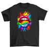 Pride43 Rainbow Lip T Shirt Wear Your Colors Proudly Funny Per