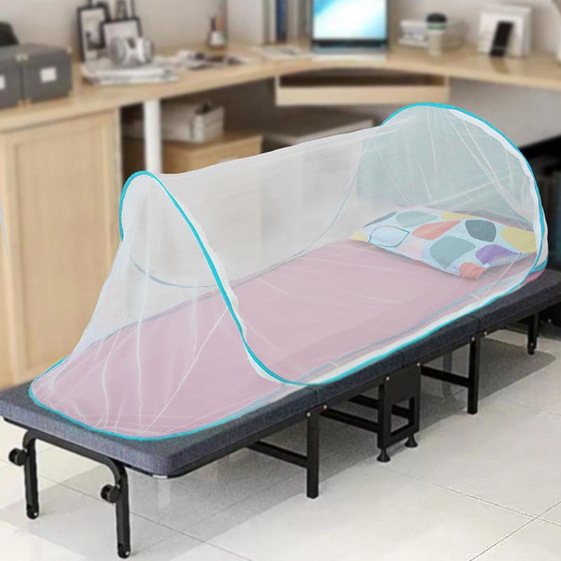 Folding Bed Tent Portable Mosquito Net Outdoor Hiking Travelling Tent Indoor Dormitory Bed Mesh Tent Camping Fly Net Tent