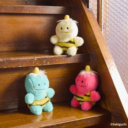 Sekiguchi Pikapon Plush Toy, Small, Yellow, Size: Approx. H16.5 X W12 X D9cm, Product Code: 812660