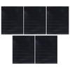 5Pcs Barbecue Grill Mat Rectangle PTFE Reusable Non Stick Fryer Mat for Frying Cooking Grilling