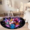 K-pop Round Floor Mat Suitable for Study Room Entryway Bedrooms Hallway Antislip Round Carpet Office Home Decor