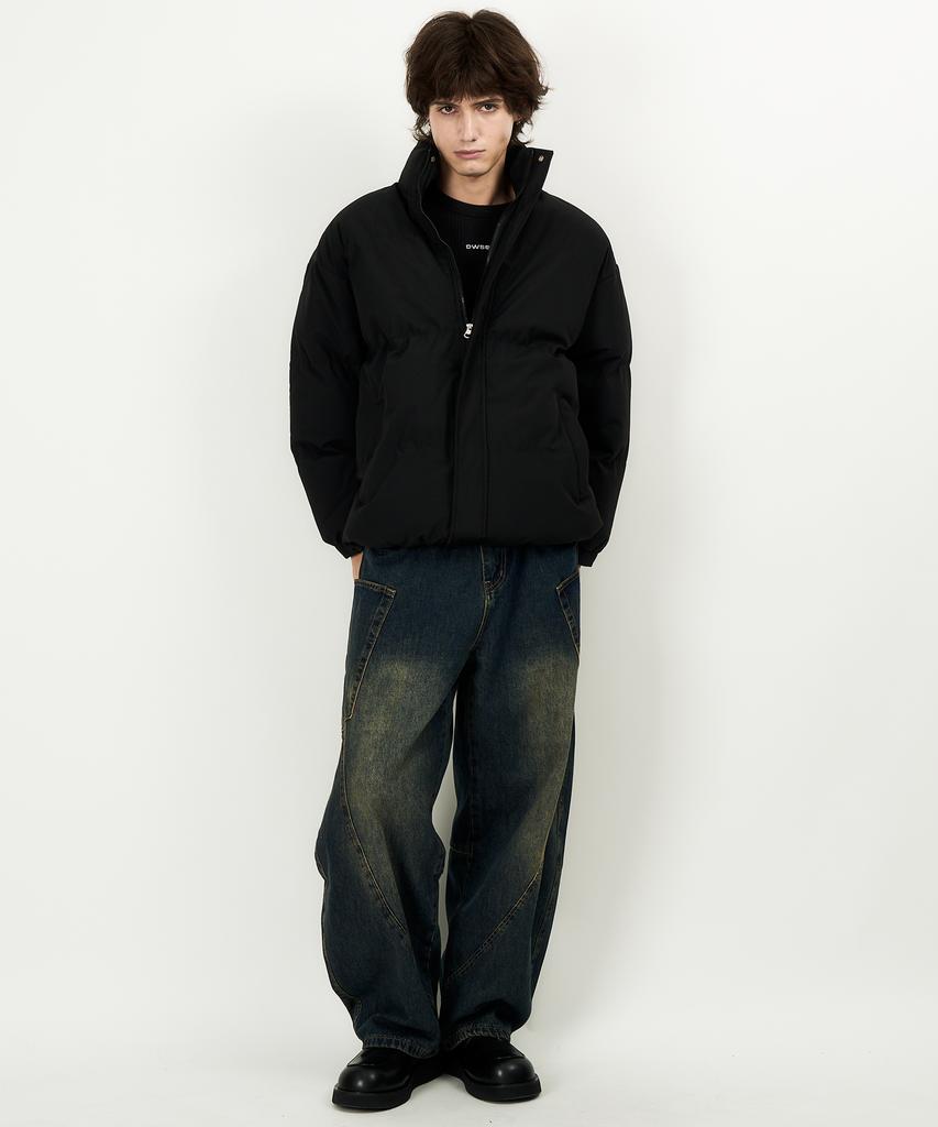 DWSE Essentials Puffer Short Padded Jacket (Black)
