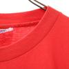 HANES 90s Made In USA Old Print Short Sleeve T-shirt XL Red Men's Used