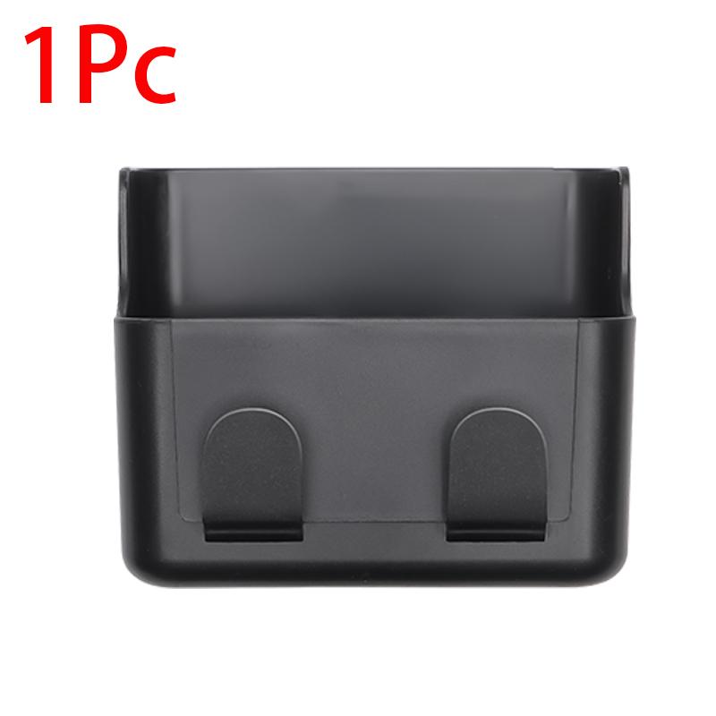 

SEAMETAL Self Adhesive Car Storage Box Multifunctional Phone Key Coin Holder Hook Organizer Universal Auto Interior Accessories 1PC чорний