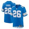 Detroit Lions 26 Gibbs Football Trikot Herren Sportspiel Uniform
