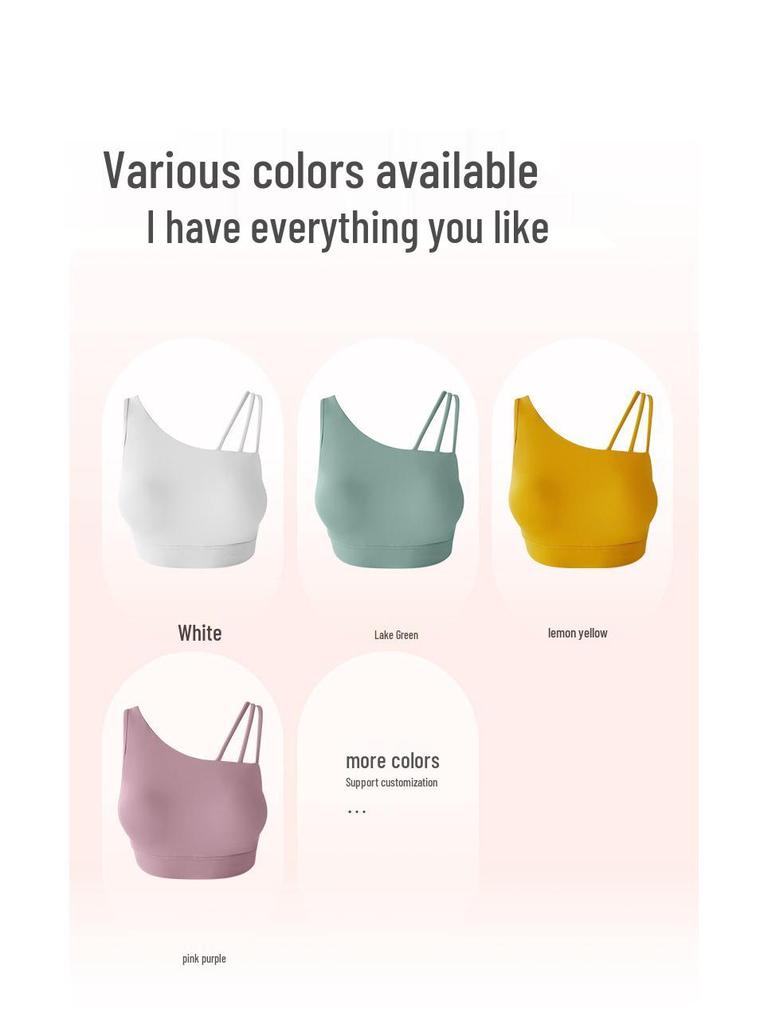 Women's Fixed Cup Straps Yoga Camisole - Padded Sports Top for Outdoor Pilates and Fitness