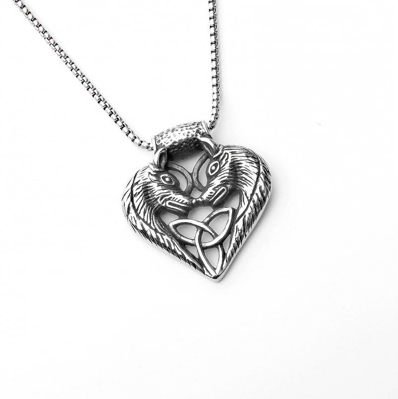 Men's Fitness Necklace Stylish Titanium Steel Boxing Glove Pendant