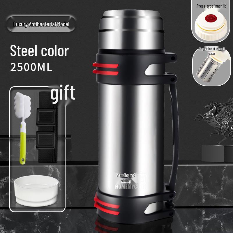 Large Capacity Stainless Steel Thermal Mug for Outdoor and Car Travel