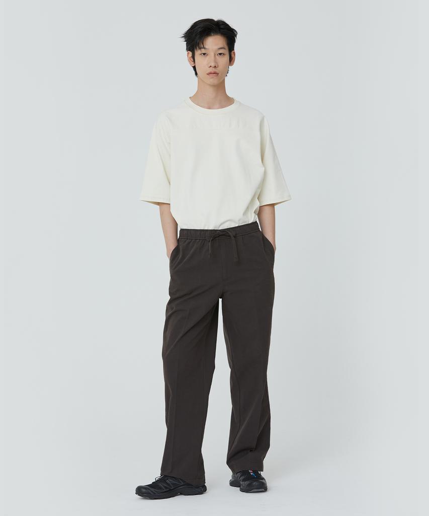 PUBLICFIGURE Cotton Paper Easy Pants_Charcoal