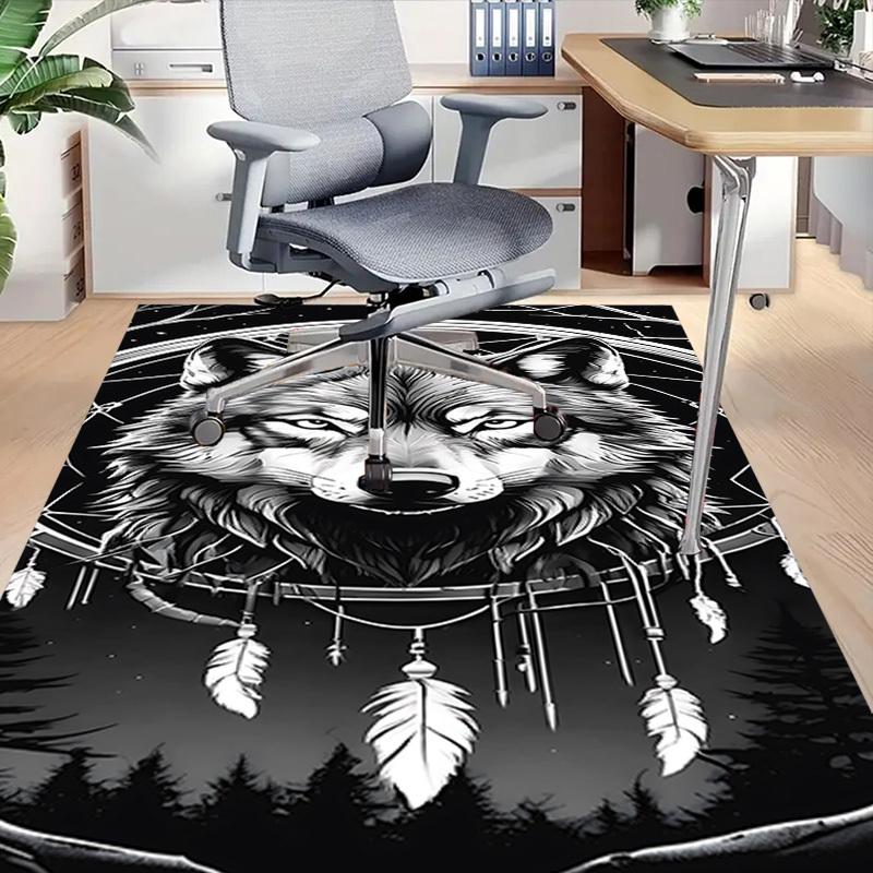 1pc Wolf Dreamcatcher Carpet, Office Rug Outdoor Mat Home Decor Area Carpet Festival