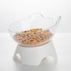 Cat Bowls,15 Degrees  Tilted Raised Cat Food and Water Bowl Pet Feeder Bowls for Cat and Small Dog