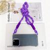 Four Corners Strap Case For Samsung Galaxy A56 A36 A16 A26 A55 S26 Ultra S25 FE Crossbody Cord Lanyard Shockproof Clear Cover