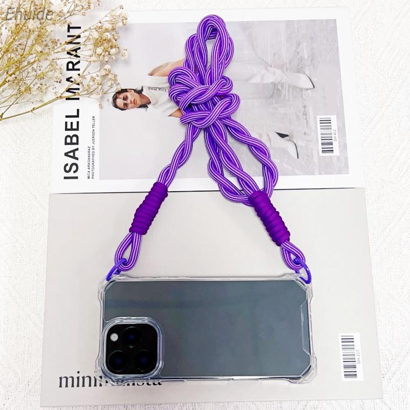 Four Corners Strap Case For Samsung Galaxy A56 A36 A16 A26 A55 S26 Ultra S25 FE Crossbody Cord Lanyard Shockproof Clear Cover