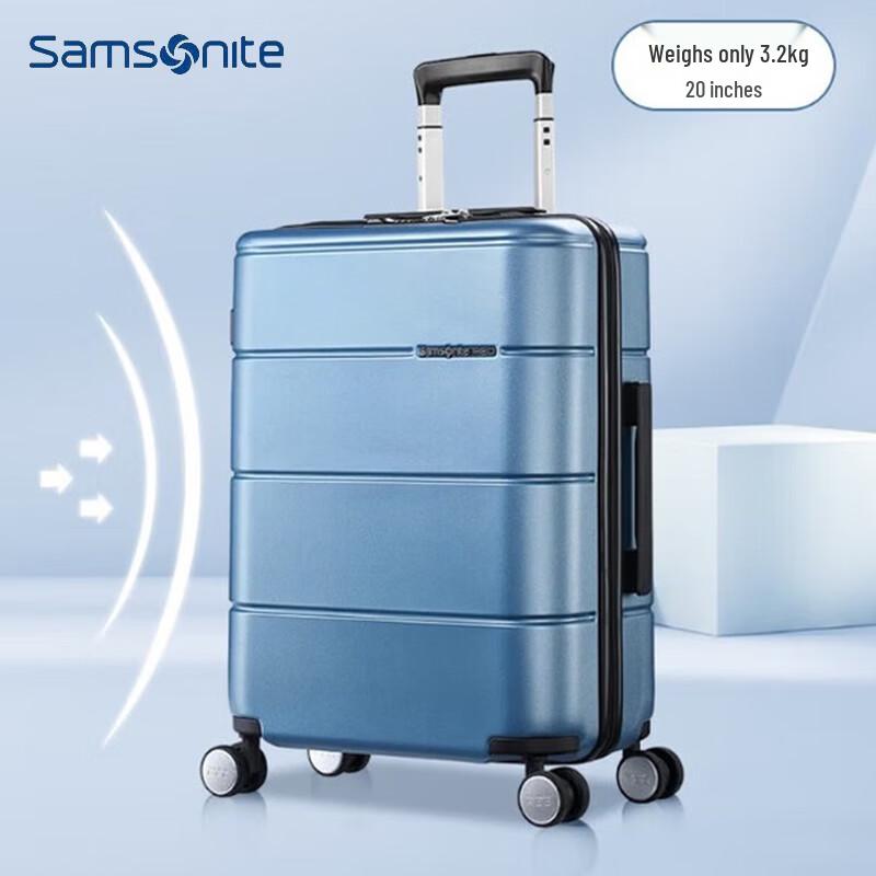 Samsonite 20-inch Striped Hardside Spinner Luggage