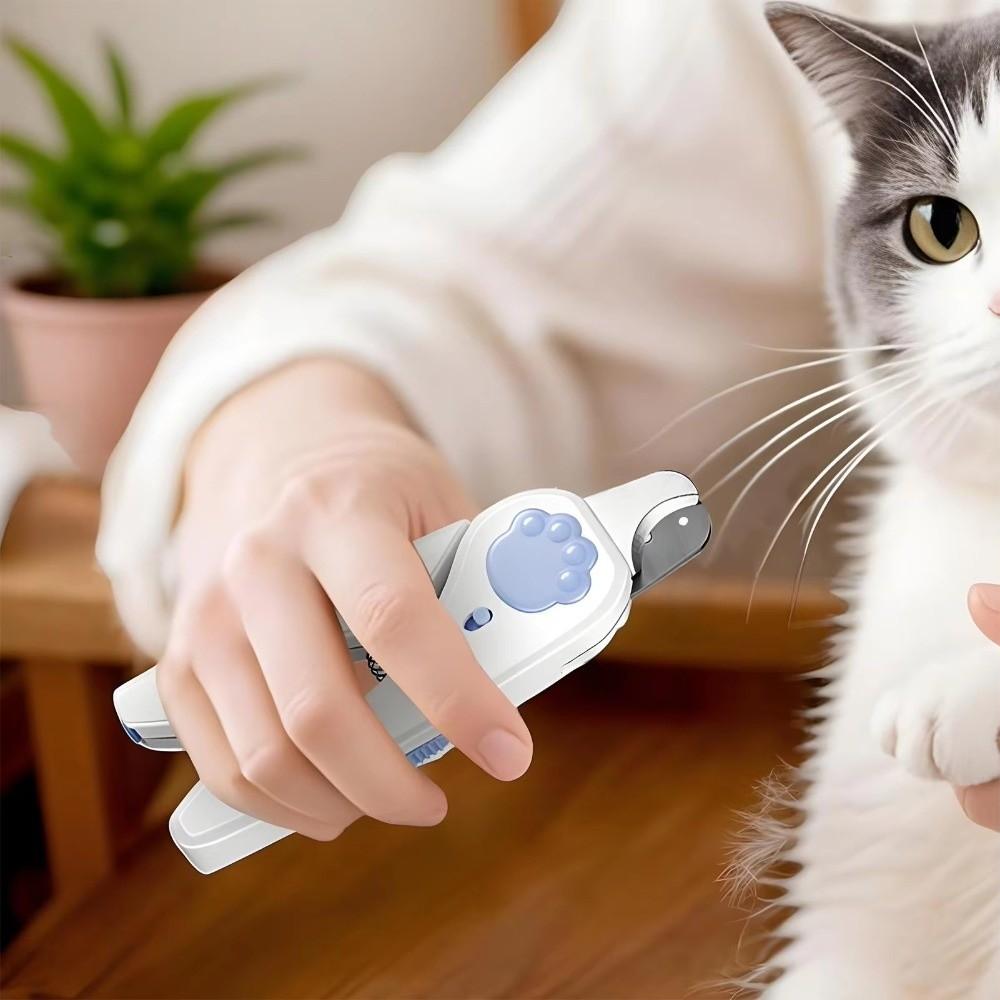 LED Light Dog Nail Cutter Portable Pet Claw Trimmer New Cat Nail Clippers  Pet Supplies