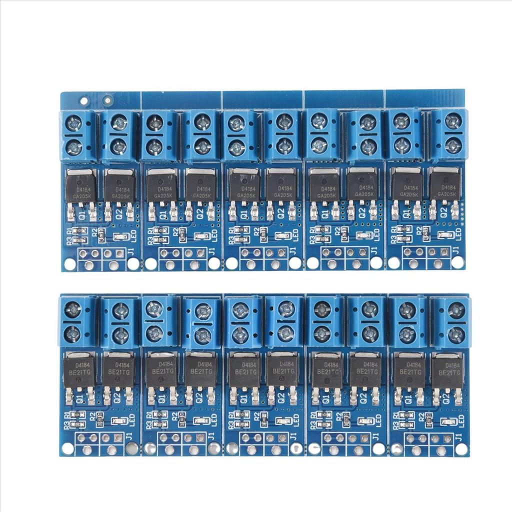 10PCS DC 5V-36V 15A(Max 30A) MOSFET MOS FET Trigger Switch Driver Module 0-20KHz PWM Regulator Control Panel