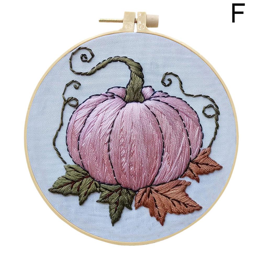 

Набор для вышивания на Хэллоуин, практический набор с узором для вышивки для рукоделия, готический декор, паук, Хэл Y5N1 Pink pumpkin-1pcs