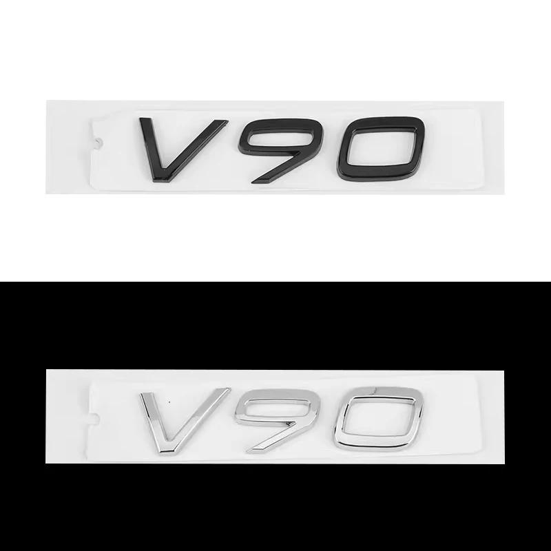 Car Audio Decorate 3D Aluminum Badge Emblem Stickers For VOLVO XC90 XC60 V40 V60 S60L Rear Logo Volvo Logo T4 T5 T6 B3 B4 B5 B6