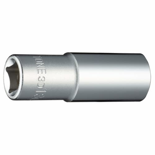 Tone HP3D-13L Deep Socket (12-Point), 9.5mm (3/8") Drive, 13mm Width