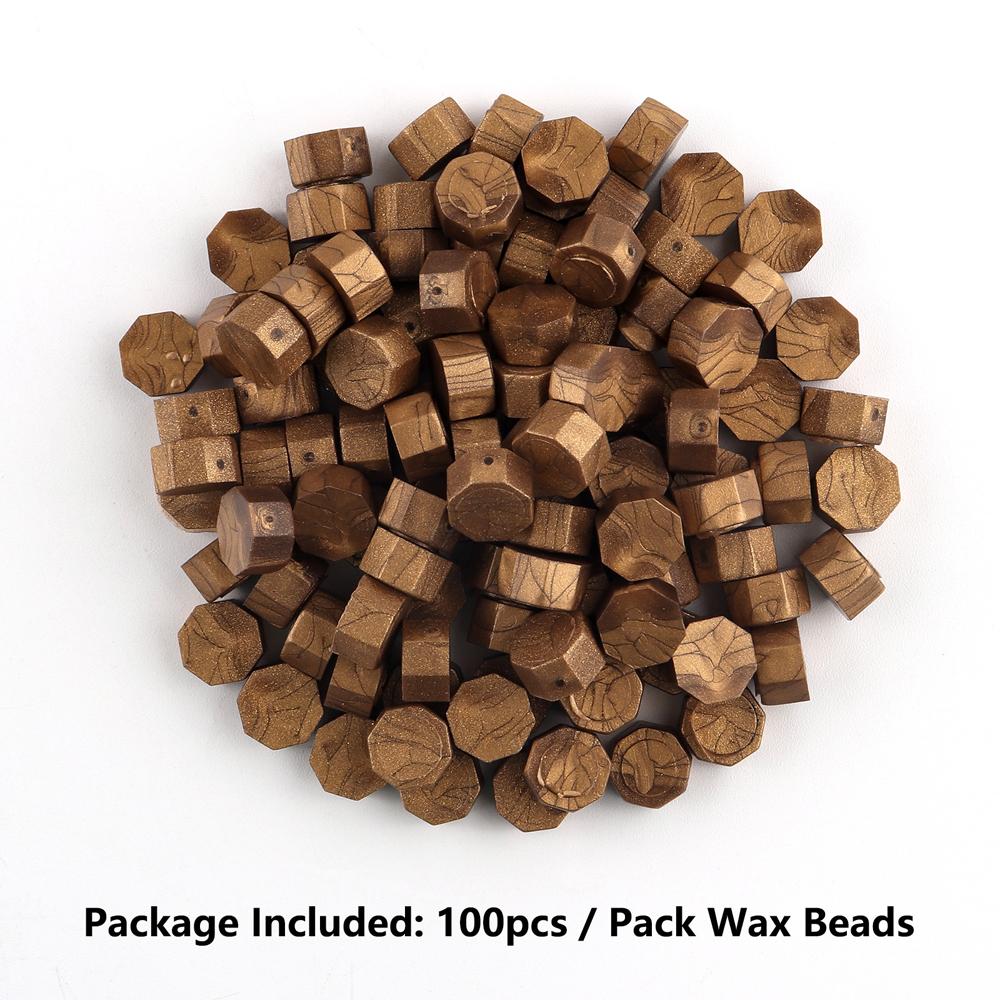 100pcs Wax Seal Beads - 24 Colors Sealing Wax Beads for Making Wax Seals, Decor for Envelope Letter Wedding Invitation