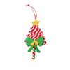 Santa Claus Christmas Lollipop Ornaments Soft Clay Christmas Hanging  Candy Cane Xmas   Gift