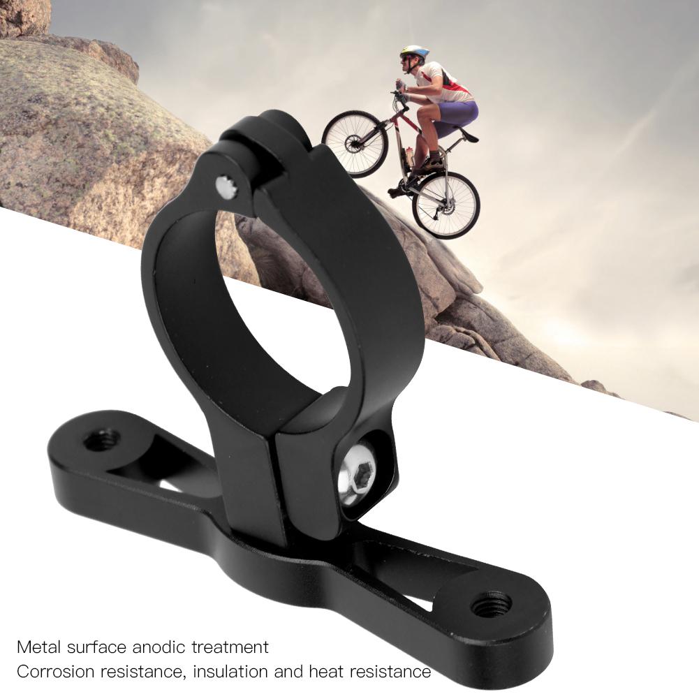 Aluminum Alloy Bicycle Bottle Cage Conversion Mount Bike Adjustable Cup Bracket AdapterBlack