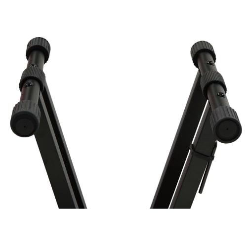 Kikutani X-Shaped Keyboard Stand, Assembly Type, Black, KS-29WA BLK