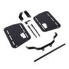 Motorcycle Side Case Bracket Kit Heavy Duty Carbon Steel Safe Support Motorcycle Side Saddlebag Rack