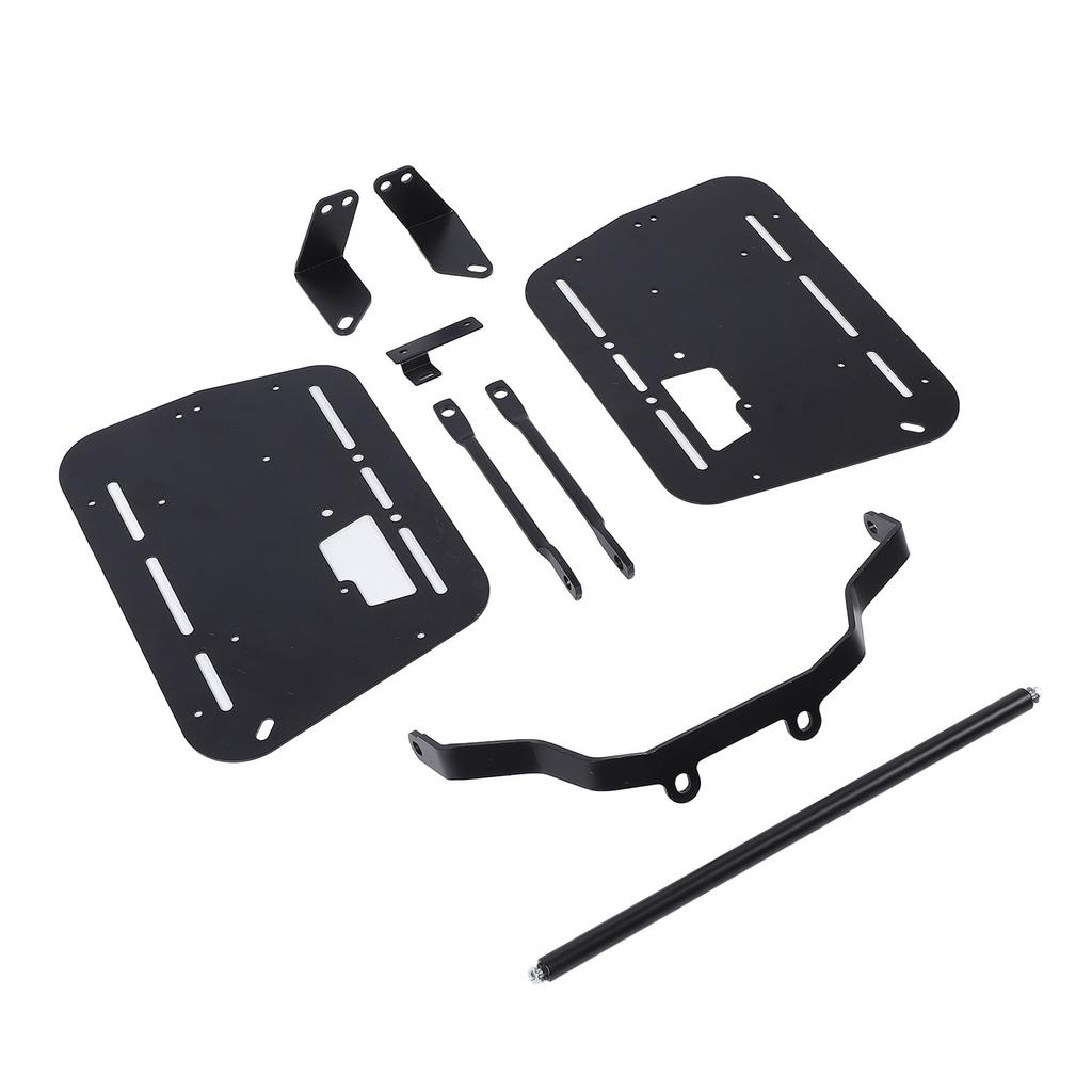 Motorcycle Side Case Bracket Kit Heavy Duty Carbon Steel Safe Support Motorcycle Side Saddlebag Rack