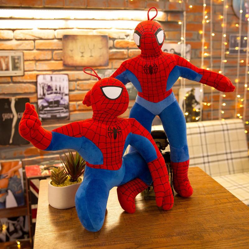 New Spiderman Plush Toy Adorable Cartoon Style Cuddly Doll For Kids And Collectors**