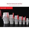 UPVC Steel Handle Ball Valve - Quick Open, Easy Turn Adhesive Water Supply Pipe Valve