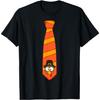 Funny Thanksgiving Tie with Turkey for Family Dinner T-Shirt