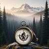Precisions Metal Compasses with High and Low Temperature Resistance Portable Design for Camping Hiking Exploration