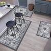 3 Pcs Set Floor Mat Bohemian Style Rugs Kitchen Carpet Non-Slip  Washable Kitchen Decoration Office Bedroom Corridor Rug