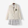 Costume veste d'uniforme de lycée JK japonais avec badge