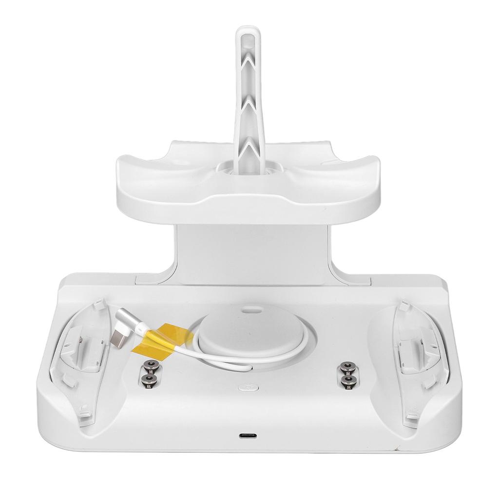 VR Controller Charging Stand RGB Light VR Headset Controller Charging Station with 2 Rechargeable Batteries