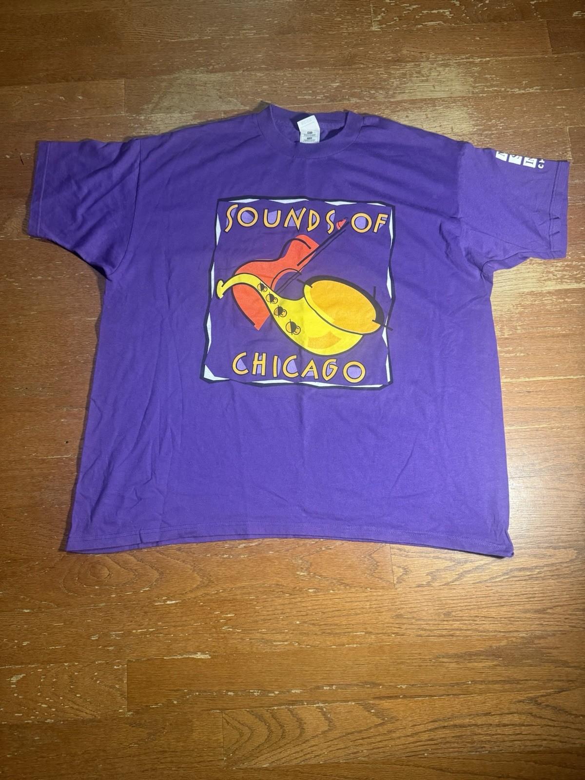 Vintage Sounds Of Chicago Graphic Tee S