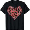 Valentines Day Musical Notes Heart Valentine Music Teacher T-Shirt