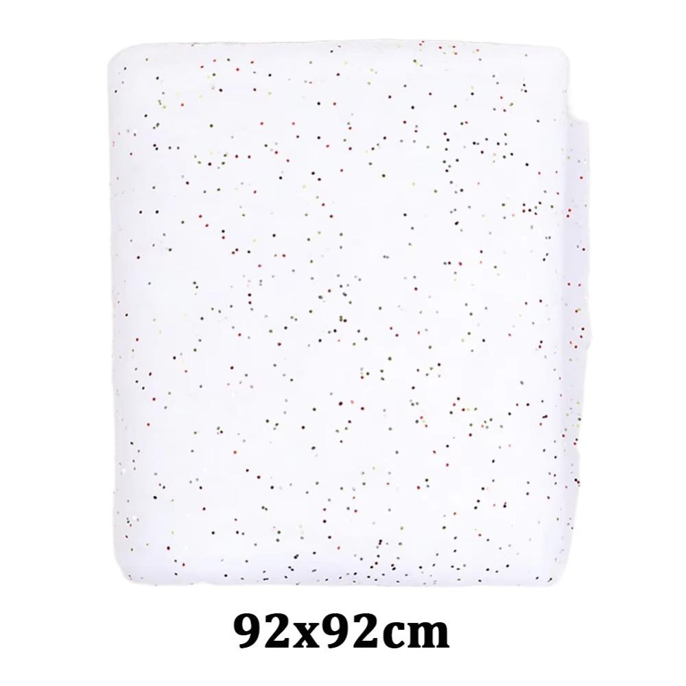 

Artificial Cotton Christmas Snow Blanket Decoratiive Simulation Christmas Tree Backdrop Reusable DIY Fake Snow Carpet