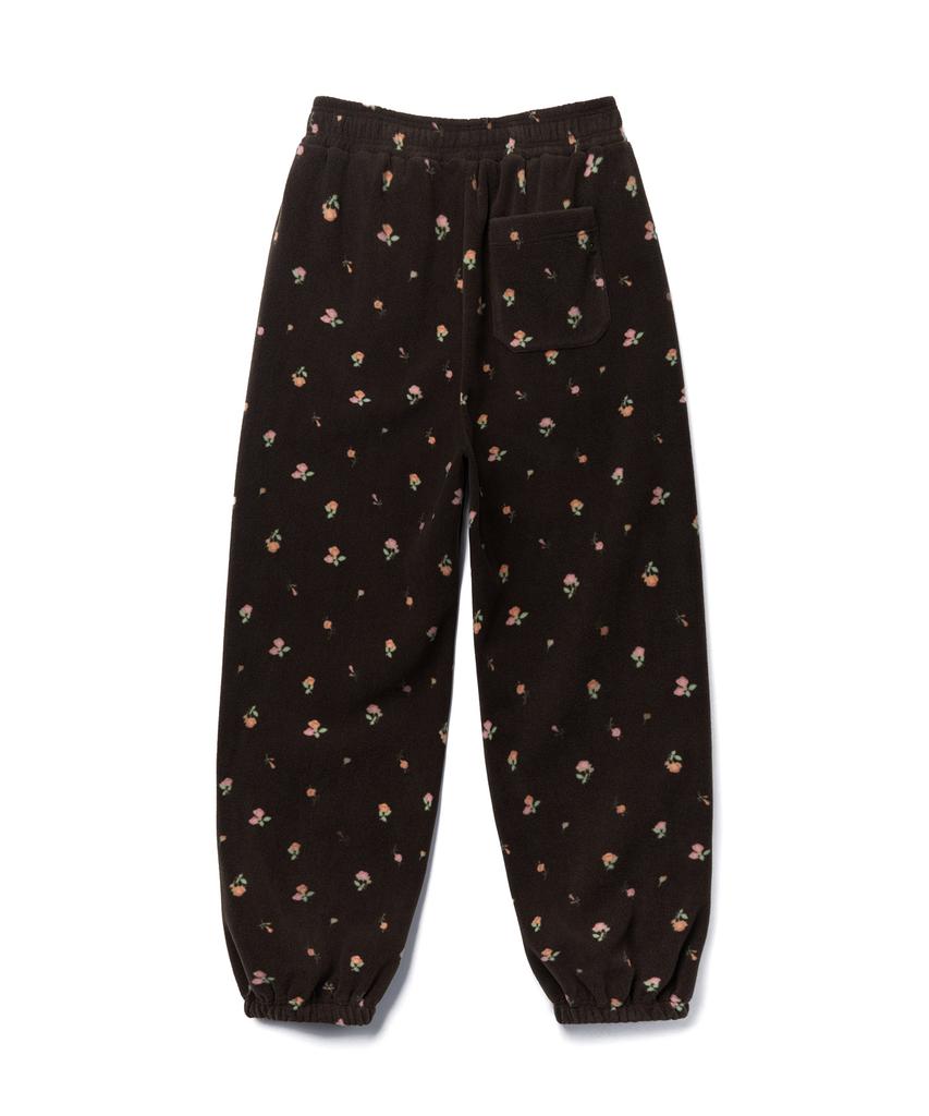 TTUDEMENT Rose Fleece Pants_Brown