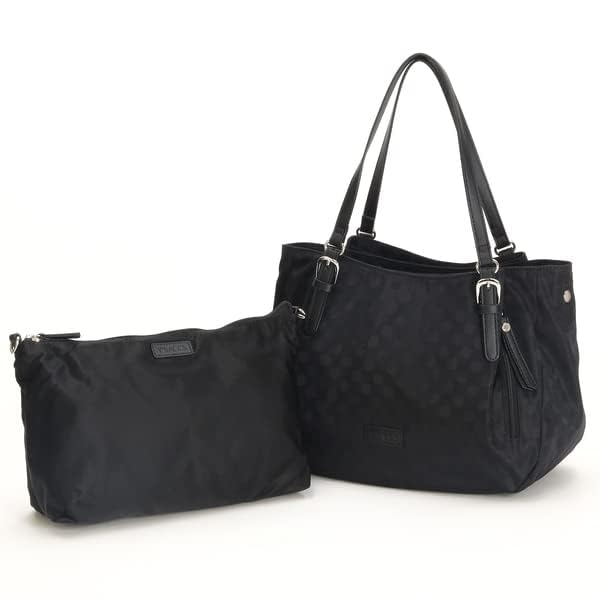 Tote dot jacquard tote with pink beige [Isaac] bag, pouch, (54)