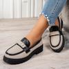 Fashion Shoes Woman Flats Oxfords Soft Slip-on Dress Summer Leather New Comfortable Slip On Grandma Fabric Rubber Spring PU Hoof Heels R