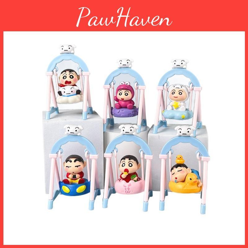 Crayon Shinchan Swing Series Pvc Collectible Toy For Fans And Kids